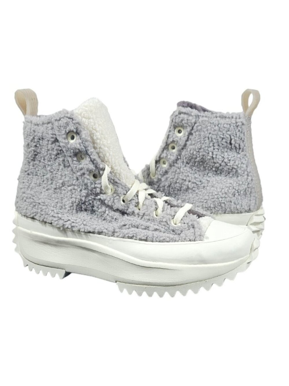 Converse Unisex Run Star Hike Sherpa Sneakers Size 7 Women's Mauve 172202C NWB - Picture 4 of 10
